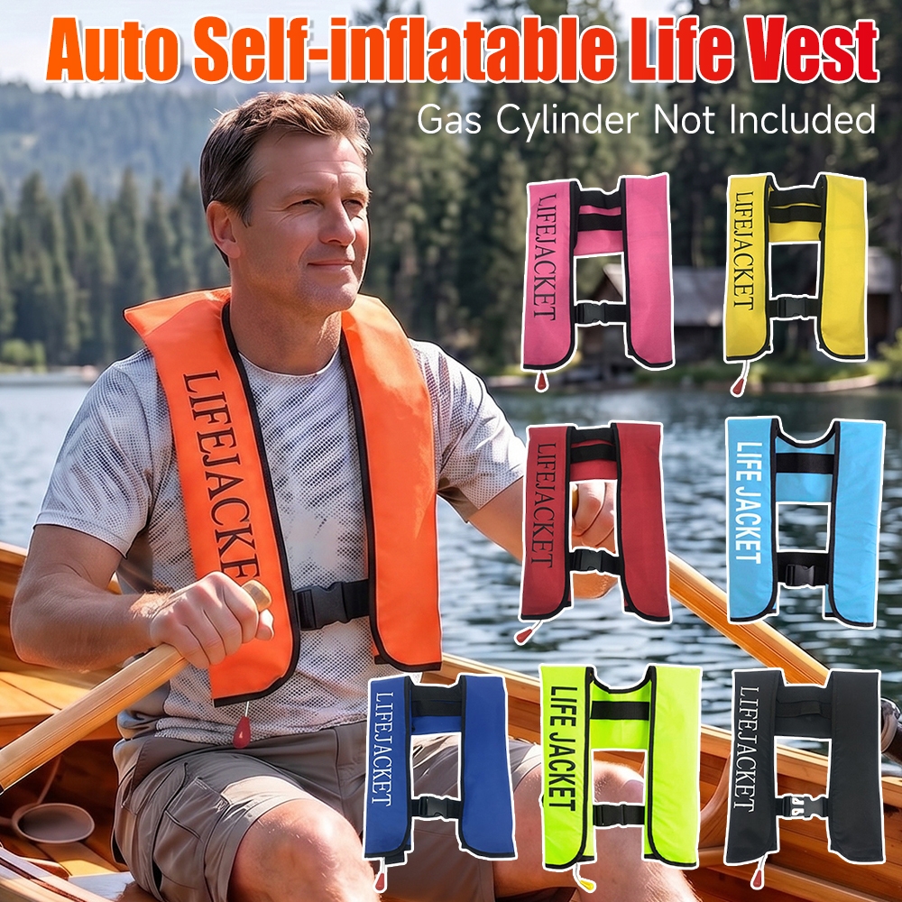 Fishing Vest - Automatic Inflatable Life Vests with Reflective