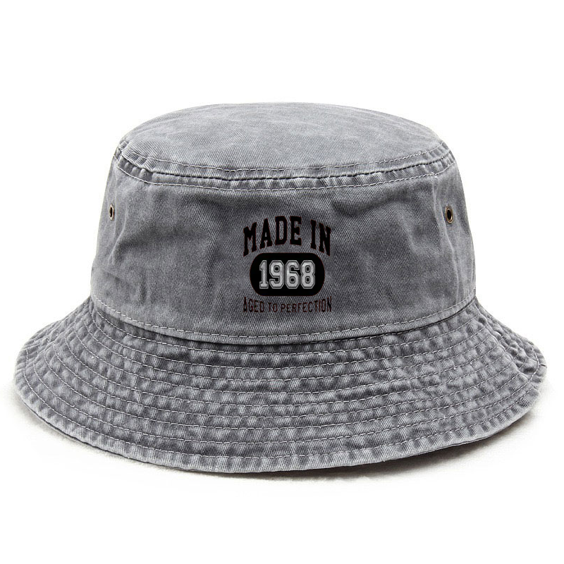 Fishing Hat - Customize Cotton Washed Bucket Hat Vintage