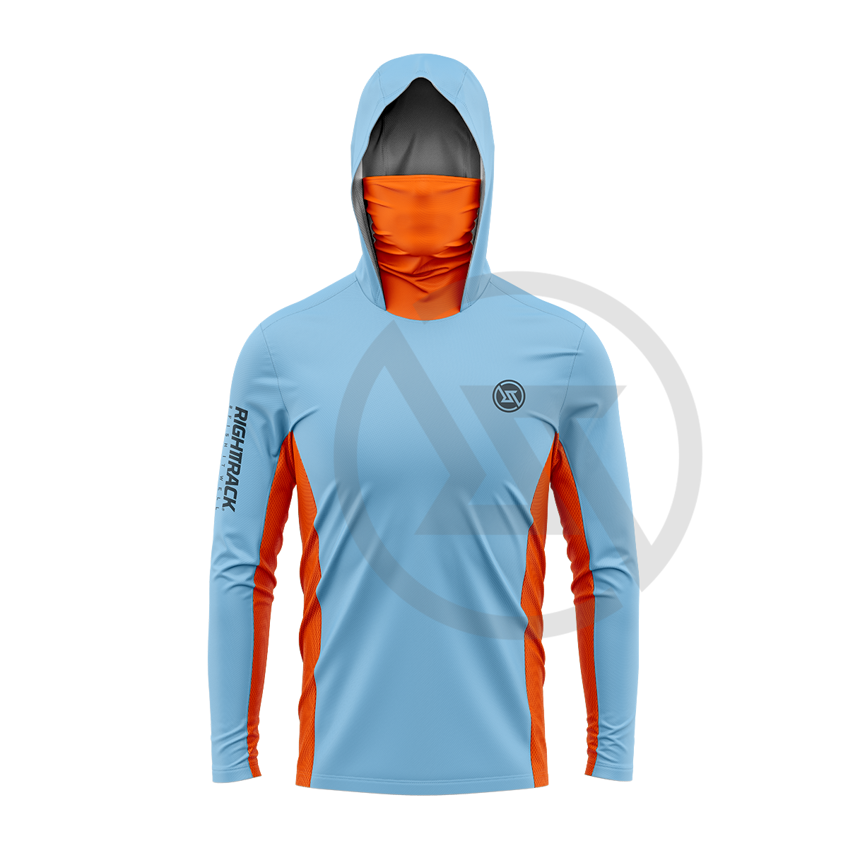 Fishing Hoodie - RIGHTTRACK Mask Hoodies Contrast Fishing Clothing