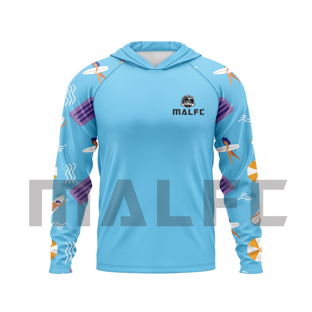 MALFC Fishing Apparel Men Hood - Fishing Shirt Uv Protection recension och pris