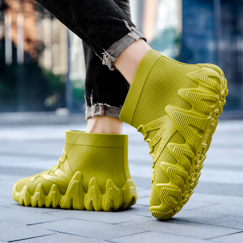 Men's Rain Boots Fashion Water - Fishing Boots recension och pris