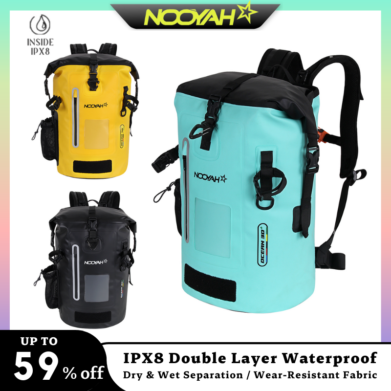 NOOYAH Dry Bag Waterproof Back - Fishing Bag Waterproof recension och pris