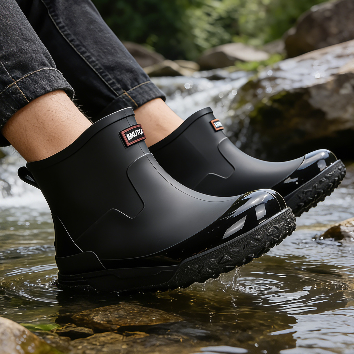 Men's Drawstring Short Rain Bo - Fishing Boots recension och pris