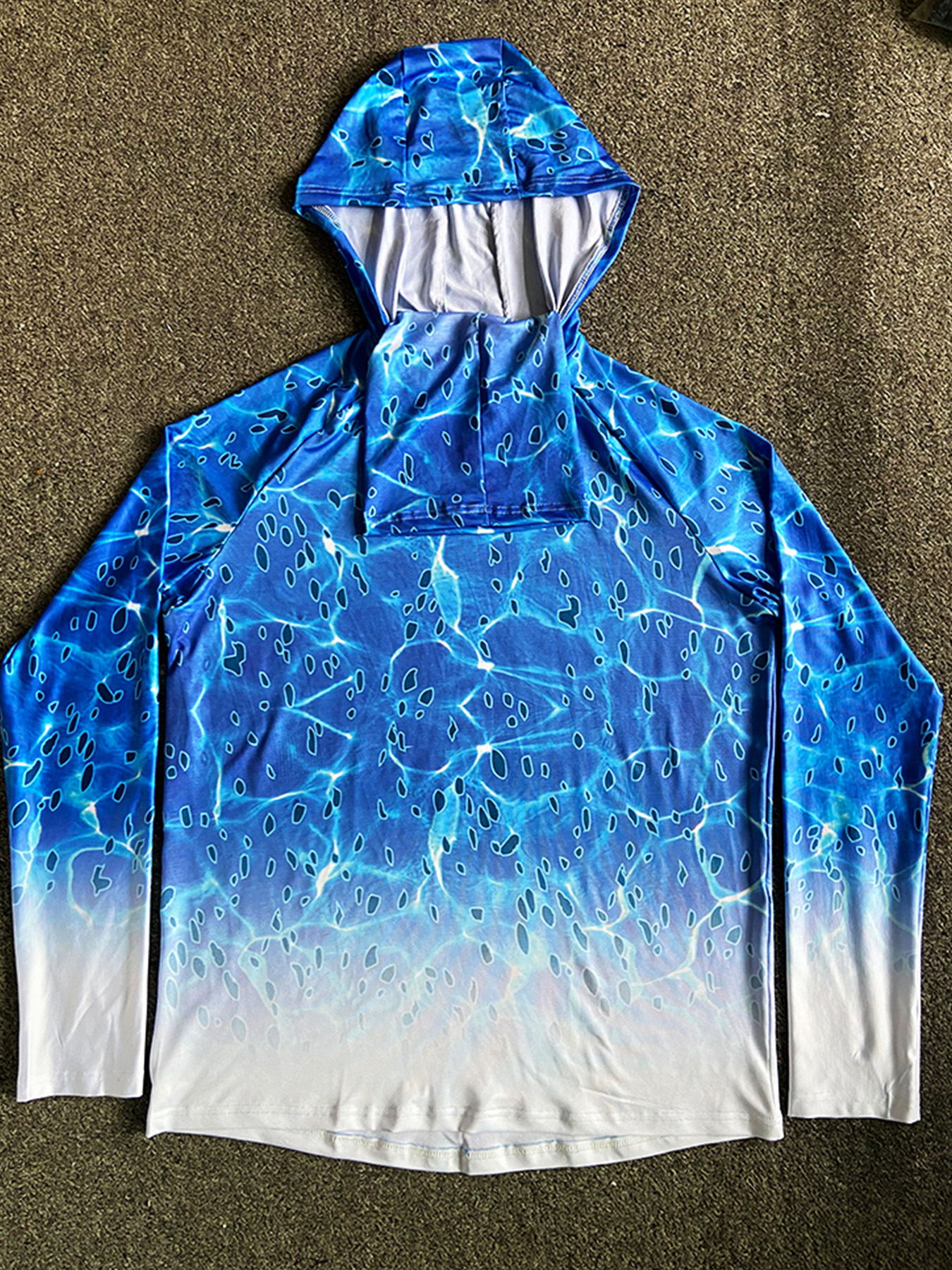 UPF50+ Men's Fishing Hoodie Wi - Fishing Mask Sun Protection recension och pris