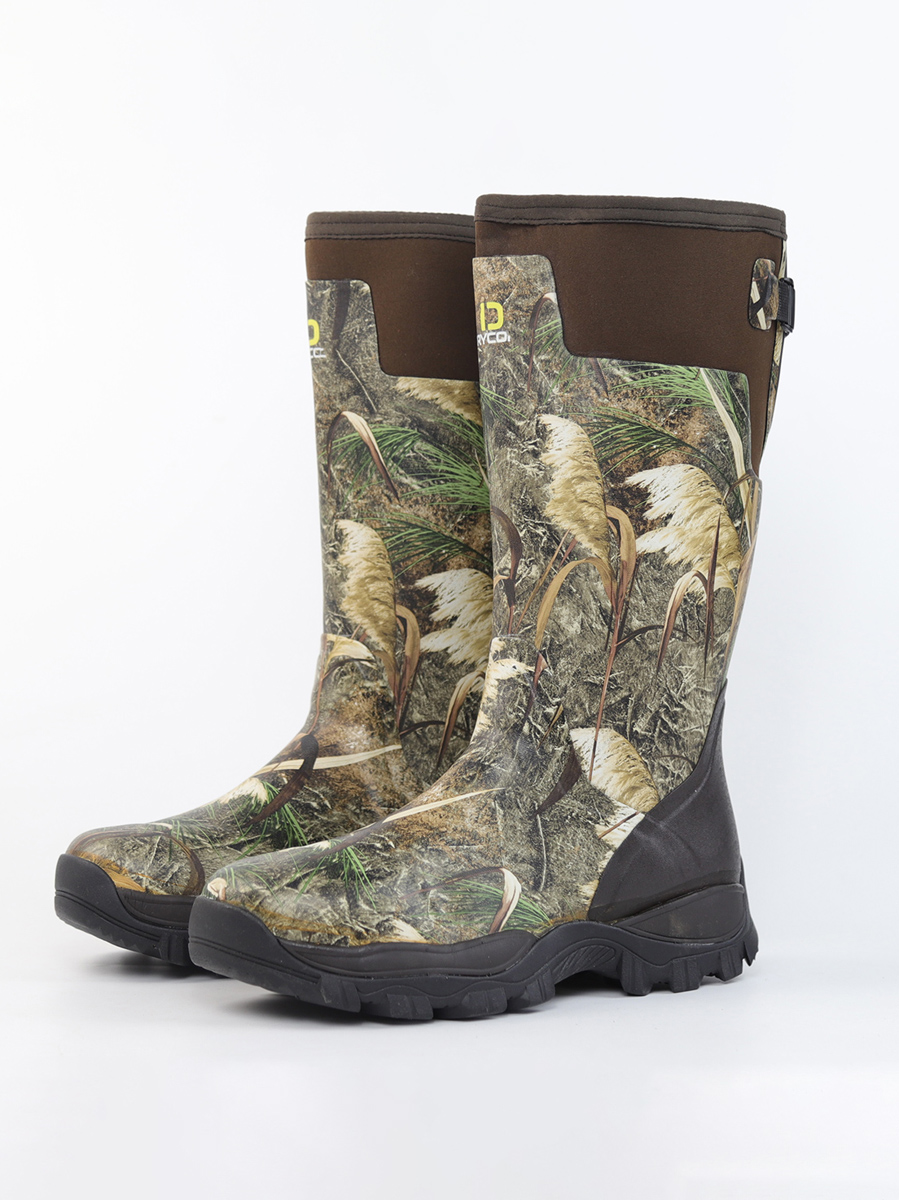 Men's High-Cut Camouflage Rain - Fishing Boots recension och pris