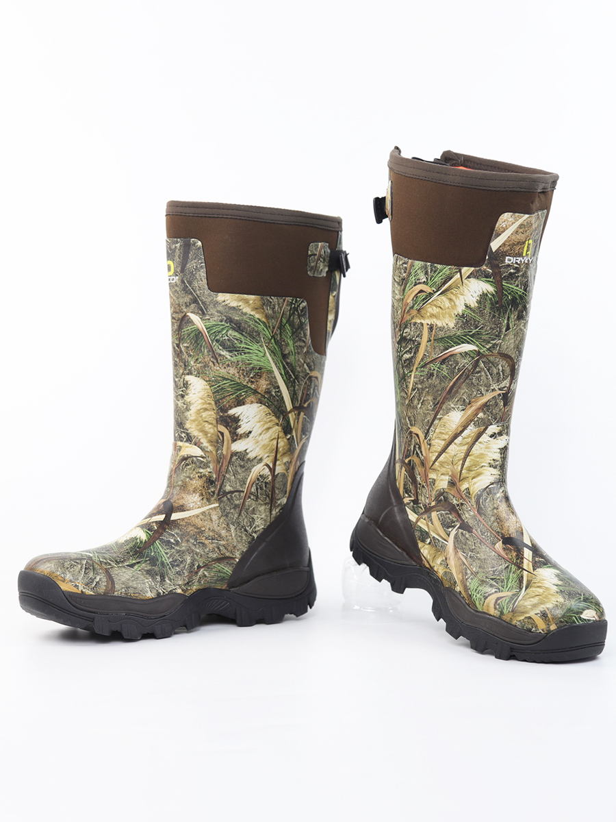 Men's High-Cut Camouflage Rain - Fishing Boots recension och pris
