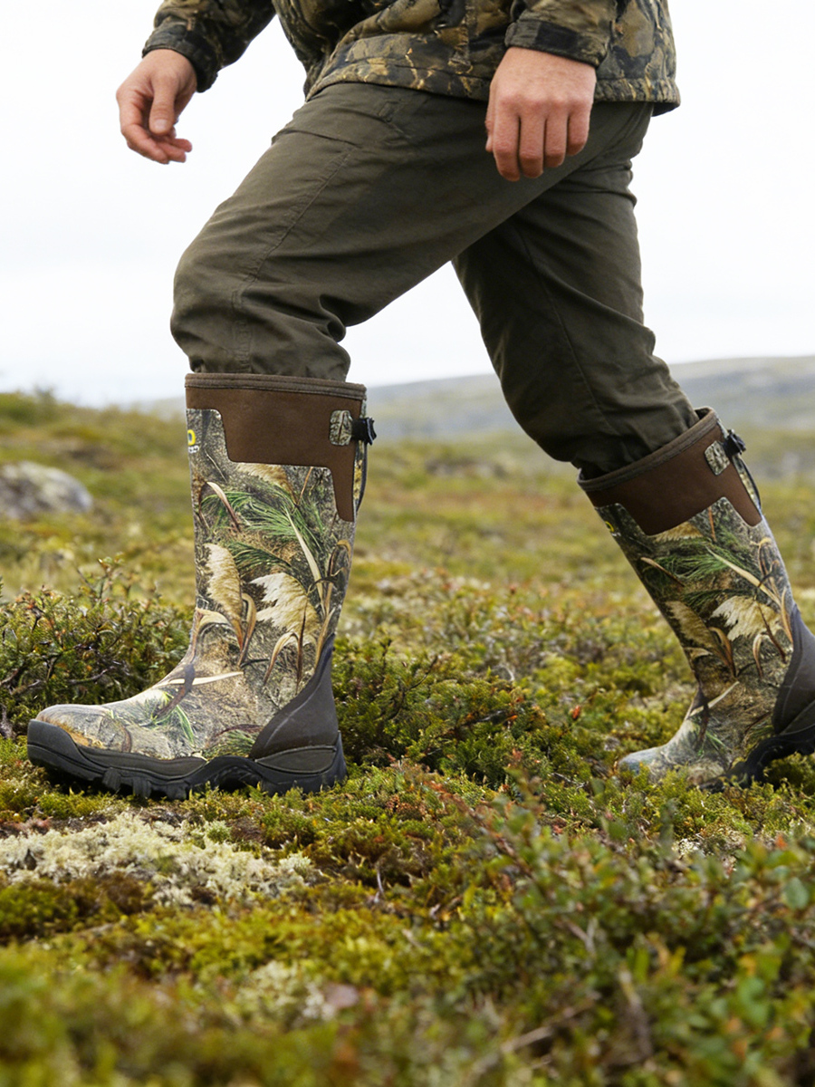 Men's High-Cut Camouflage Rain - Fishing Boots recension och pris