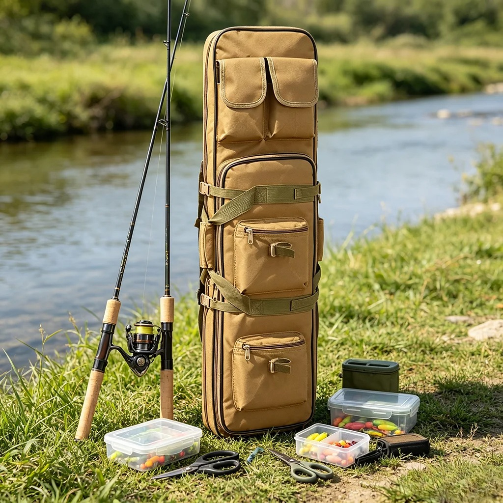 Fishing Rod Bag Multifunctiona - Fishing Bag Waterproof recension och pris