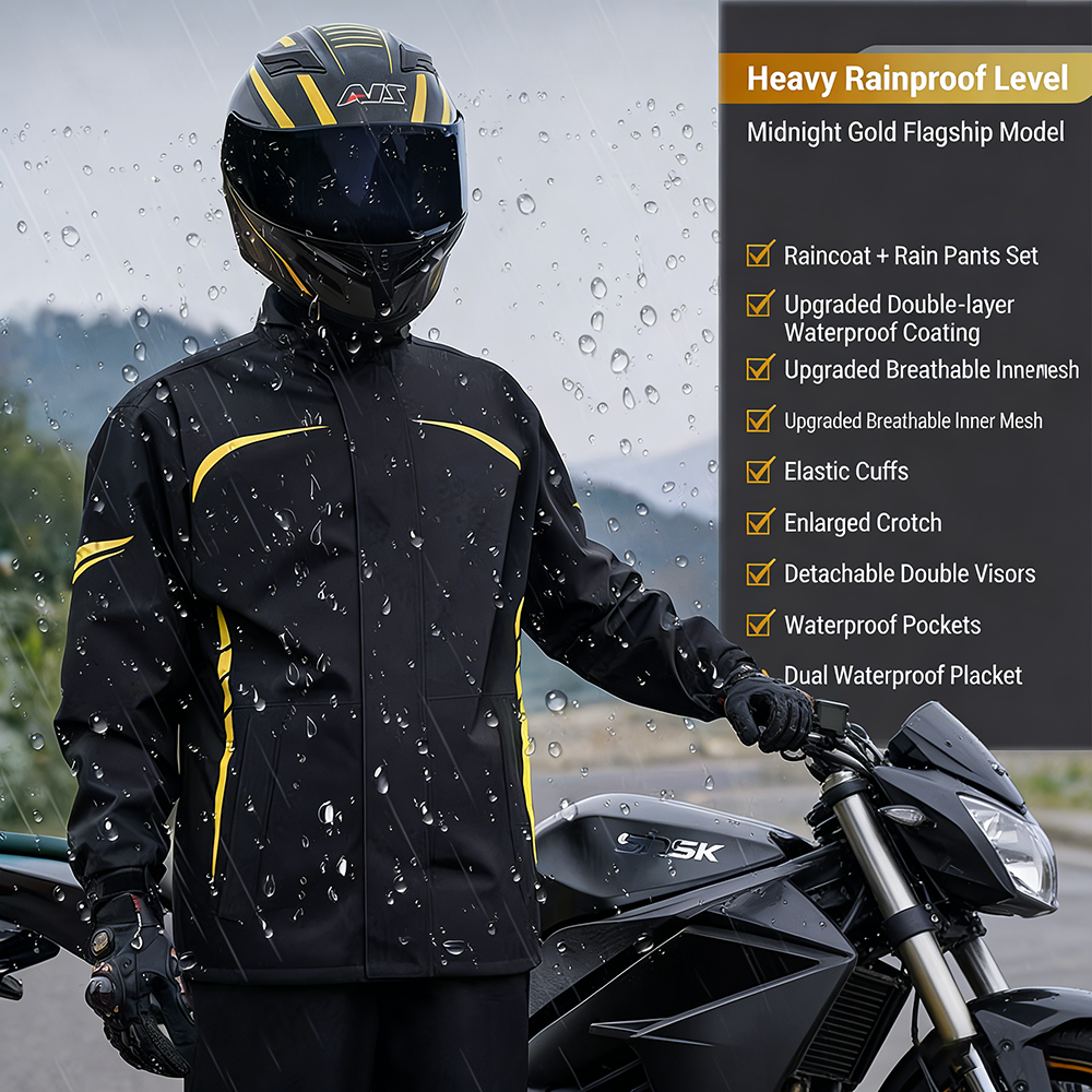 Motorcycle Rain Suit Men Women - Fishing Rain Suit recension och pris