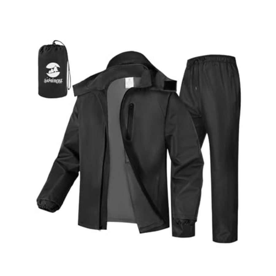 SaphiRose Men's Waterproof Rai - Fishing Rain Suit recension och pris
